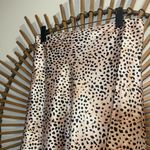 Petal and Pup  Women’s Asymmetrical Satin Cheetah Print Midi Skirt Glam Flowy Photo 8