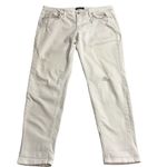 White House | Black Market White House Black Market Sz 34 Girlfriend Jeans Rolled Cuff Denim Distressed Photo 1