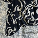 Peck & Peck  Black and White Swirl Button Down Shirt Photo 4