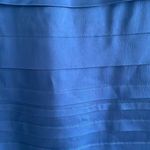 BCBGMAXAZRIA Women’s Blue & Black Adjustable Strap Fitted Tank Dress - Size 10 Photo 3