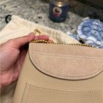 Polene  Un Numero Mini Beige Bag Chain Strap Calf Leather & Suede Photo 5