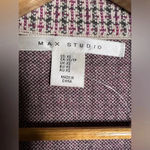 Max Studio  NWT pink and gray soft double breasted blazer.  Size XSmall Photo 8