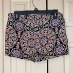 Bebop Black Floral Elastic Waist Lounge Sleep Shorts L Photo 6