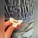 Aerie  Boardwalk Denim Blue Jean Women's Shorts Photo 2