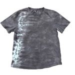 Paige gray white tie dye tee shirt womens L Photo 0