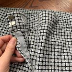 Gray Plaid Polka Dot Skinny Ankle Dress Pants EUC Black Size 2 Photo 6