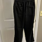Workshop Republic Clothing Workshop Black 100% Lyocell Pull-on Drawstring Capri Pants w/ Pockets- Medium Photo 7