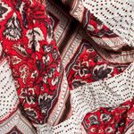 Free People  Paradise Handkerchief Pleated‎ Midi Skirt Size 2 Pockets Festival Photo 7