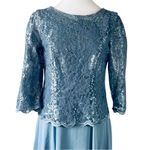 Oleg Cassini Dress size 8 Dusty blue Photo 2