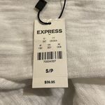 EXPRESS  Boatneck White Blouse Size Small NWT Photo 2