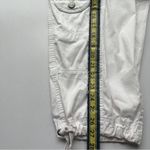 Massini  Women's Y2K 2000’sWhite Cargo Capris Medium 6 Photo 8