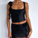 White Fox Boutique  - Dancing In The Street Mini Skirt in Black Photo 4