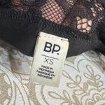 BP Black Velvet Lace Trim Cami Tank Top Lingerie Style Y2K Aesthetic XS Photo 4