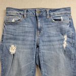 Tommy Hilfiger  Women's Boyfriend Jeans 2 Blue Distressed Straight Leg Denim Photo 2