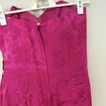 Y2K Silk Studio Hot Pink 100% Silk Strapless Prom Homecoming Dress Size 4 166 Photo 2