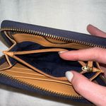 Tory Burch Navy, White, and Tan Wallet/Wristlet Photo 4