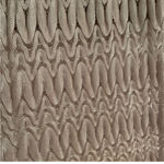 Jansport Sans Souci Crochet Lace Shiny Strapless High Low Illusion Maxi Dress with Mini Skirt Lining Cream Beige Medium Y2K  Photo 2