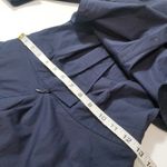 Derek Lam 10 Crosby Navy Collared Poplin Shirt Dress Pleated School Girl Blue Size 0 Photo 5