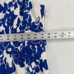 Hyacinth House Blue Floral‎ Print Maxi Dress Ruffle Sleeves V Neck Womens S Photo 2