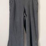 Anthropologie Daily Practice Size M Gray Wide Leg Sweat Pants Lounge Cozy Pockets Photo 0