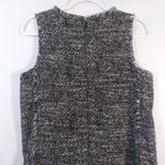 Banana Republic  Black White Tweed Shift Dress Sleeveless Size 6 Photo 7