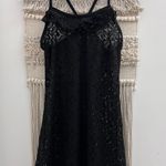 Free People Black Lace / Floral Cover Up Dress Photo 1