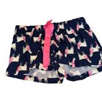 Old Navy Women's Llama Print Shorts with Pink Scraf Accents Photo 1