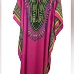 Santé Classics Caftan One Size Polyester Pink Tunic Cover Up Photo 0