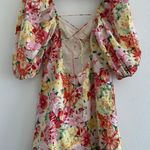 LPA Floral Babydoll Mini Dress Photo 4