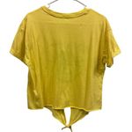 Harry Potter Hogwarts Yellow Cuff Sleeve Tie Front Graphic Tee Shirt Womens L Gold Size L Photo 8