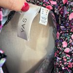 Y.A.S Yasmalone Oversized Floral Long Sleeve Maxi Dress Boho 7/8 Sz Small Black Photo 5