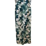 Adelyn Rae ‎ Nissa Floral Jumpsuit Women Size Small Green Tropical Floral Romper Photo 6