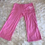 PINK - Victoria's Secret Pink by Victoria’s Secret Cropped Pink Drawstring Pajama Bottoms Size Small Photo 1