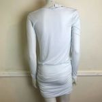 Joie NWT Soft  Ruched Dress size S Powder Blue Bandage Skirt Lightweight Photo 3