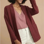 Marine layer Open Front Birdseye Cardigan in Rhododendron - Size - XS Photo 0