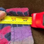 Lerner Vintage Blue Pink Purple Green Orange Tie Dye Long Button Blouse SZ S Photo 9