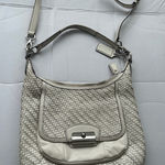 Coach  Kristin Woven Leather Hobo Bag Photo 0
