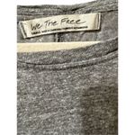 We The Free Weekend Linen Blend Tee In Gray Sz S Photo 3