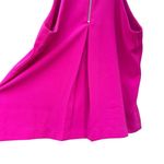 Greylin Swing Top Sleeveless Eyelet Zip Back Hot Pink Magenta Size Medium EUC Photo 3