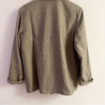Linda Allard Ellen Tracy Sage Wool Blend Reversible Blazer Size 10P NEW Tan Photo 8