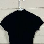 Brandy Melville Mock Turtleneck Black Tee one size Photo 7