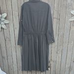 Donna Karan  Elegant Black Button-Down Dress Photo 6