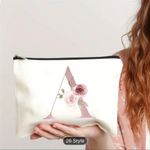 Canva makeup bag / cosmetic bag​ White Photo 1