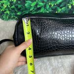 Bueno black faux leather snake style shoulder bag / purse Photo 7