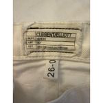 Current/Elliott The Fling Boyfriend Jeans Women’s 26 White Tattered Distressed Photo 2