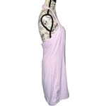 Abercrombie & Fitch  Lilac Linen Halter Mini‎ Dress Large Ruched Back Summer EUC Photo 2