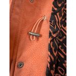 Desigual New  Multi-Pocket Zip Front Jacket Coat Cinched Waist Salmon Pink Sz M Photo 14