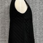 Chico's NEW WITH TAG Chico’s Black & Brown Checkered Reversible Quilted Zip-Up Vest Photo 4