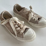 Converse  Chuck Taylor All Star CTAS OX‎ Tan Suede Shoes Womens Size 7 Men… Photo 0