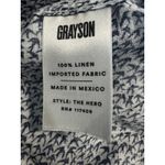 Grayson The Hero Shirt Women’s Size 3/M Navy Bird Print Cotton Button Up Blue Size M Photo 4